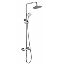Yes Chrome Dual Shower With integral Fixed Head and Slide Rail