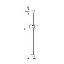 Jaquar Chrome Square Wall Outlet