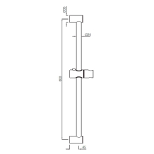 Jaquar Chrome Square Wall Outlet