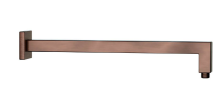 Jaquar Antique Copper 600mm Square Shape Wall Mounted Shower Arm With Flange