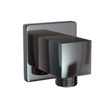 Jaquar Black Chrome Square Wall Outlet