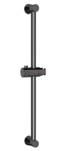 Jaquar Black Chrome 24mm Dia & 600MM Long Round Shape With Hand Shower Holder Slide Rail 