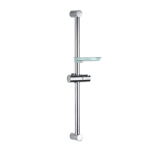 Jaquar Chrome 24mm Dia & 600MM Round Shape With Hand Shower Holder And Soap Dish Slide Rail   