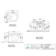 Jaquar Opal Prime Tankless Wall Hung WC With Sensor Flush