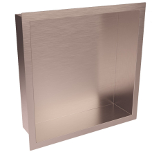 Scudo Brushed Bronze 300 x 300 Shower Niche