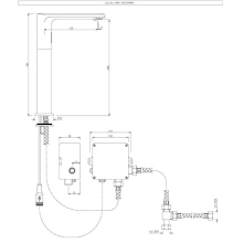 Jaquar Kubix Prime Matt Black Sensor Basin Tap