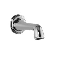 Jaquar Queens Prime Chrome Bath Spout With Wall Flange