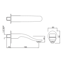 Artize Confluence Waterfall Overhead Shower In Antique Bronze