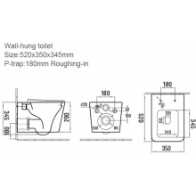 Allier Wall Hung Toilet & Soft Close Seat