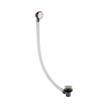Lancia Brushed Nickel Bath Clicker Waste & Overflow