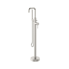 Lancia Score Brushed Nickel Freestanding Bath Shower Mixer Tap