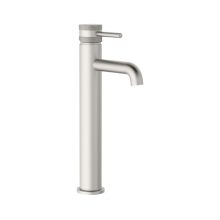 Lancia Core Brushed Nickel Tall Mono Basin Mixer Tap