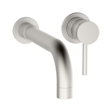 Lancia Core Brushed Nickel Wall Mounted Basin and Bath Tap