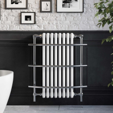 Wentworth Traditional Black Nickel & Enamel Radiator