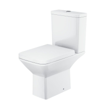 Lancia Puriti Rimless Close Coupled Toilet & Soft Close Seat