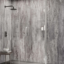 White Granite M1 PVC Wetpanel Shower Board  2400 x 1000mm