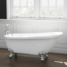 Synergy Brentwood 1555 x 725 Traditional Freestanding Slipper Bath