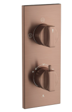 Artize Concealed Thermostatic Shower Valve With 2 way Diverter In Antique Copper