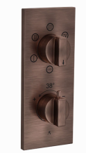 Artize Concealed Thermostatic Shower Valve With 5 way Diverter In Antique Copper