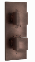 Artize Concealed Thermostatic Shower Valve With 5 way Diverter In Antique Copper