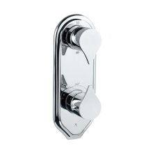 Artize Tiaara Thermostatic Shower Valve With 5-Way Diverter Complete Set With Concealed Part In Chrome 