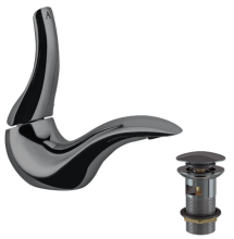 Artize Tailwater Basin Tap In Black Chrome