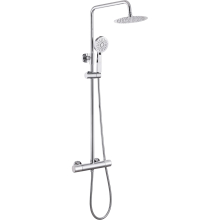 Termond Cool-Touch Thermostatic Bar Mixer and Overhead Shower Kit