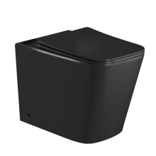 Synergy Torbole Black Square Rimless Back To Wall Pan