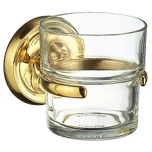 Smedbo Villa Tumbler with Polished Brass Holder