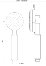 Artize Concealed Thermostatic Shower Valve With 5 way Diverter In Bright Gold