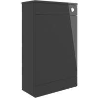 Vouille 500mm Anthracite Gloss Floor Standing WC Unit