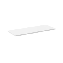 White Gloss Bathroom Laminate Worktop 2500 x 330 x 22mm 