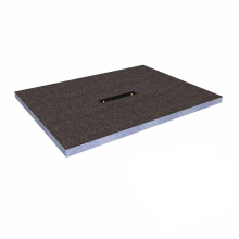 Abacus Raised Wetroom Tray 1400 x 900 x 40mm Linear 300mm Centre Drain