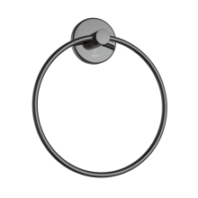 Jaquar Continental Black Chrome Round Towel Ring   