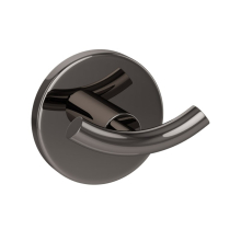 Jaquar Continental Black Chrome Double Robe Hook 