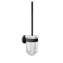 Jaquar Continental Matt Black Toilet Brush And Holder 