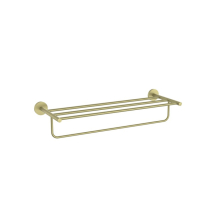 Jaquar Continental 600mm Long Brass Matt Towel Rack With Lower Hanger 