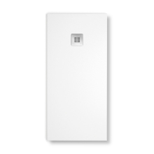 Tailored Trays Cuttable Slate Shower Tray in Arctic White 1400 x 700