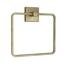 Jaquar Kubix Prime Antique Bronze Square Towel Ring   