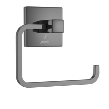 Jaquar Kubix Prime Black Chrome Square Toilet Roll Holder  