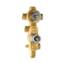 Jaquar Opal Prime Matt Brass Concealed 3 Outlet Shower Valve 