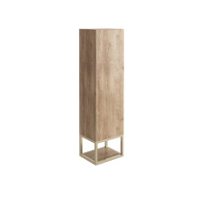 Scudo Ambience Grey Oak Tall Boy Cabinet