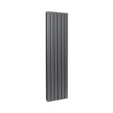 Bravo 1600 x 408mm Anthracite Double Vertical Designer Radiator