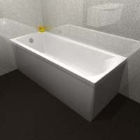 Carron Quantum Integra 1700 x 750 Single Ended Bath With Grips - 5mm