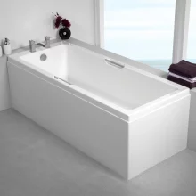 Carron Quantum Integra 1600 x 700 Eco Low Level Bath with Twin Grips - 5mm