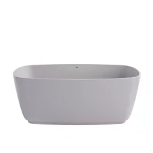 BC Designs Projekt Divita Polished Cian Solid Surface Freestanding Bath 1495 x 720mm