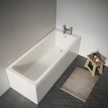 Essential Carronite 1700 x 700 Square Single Ended Bath - Reinforced
