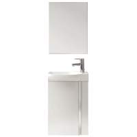 NUIE Athena Vault 2 in 1 WC & Gloss White Vanity Unit 500mm 