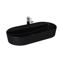 Frontline Royo Glam Matt Black 620 x 410mm Countertop Basin