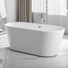 Charlotte Edwards Grosvenor 1650 x 735 Modern Freestanding Bath